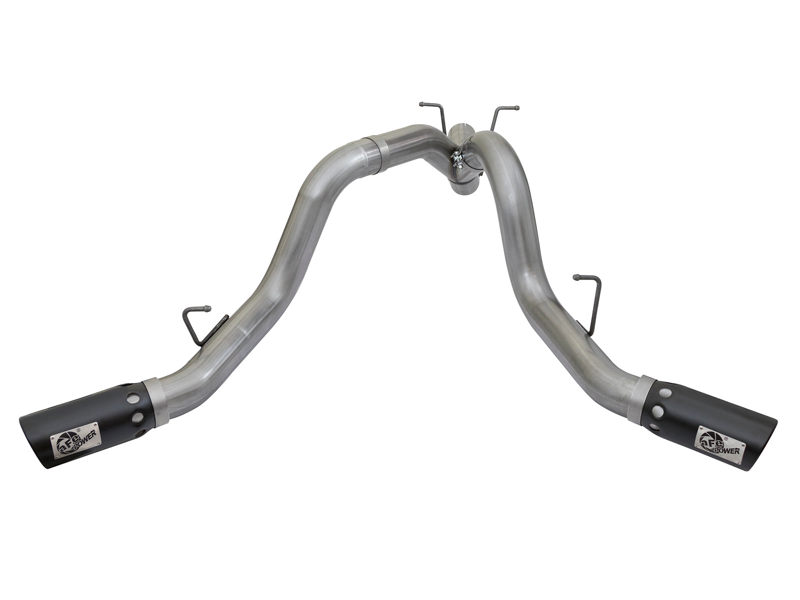 aFe Large Bore-HD 4in SS DPF-Back Exhaust | GM Duramax 15-19 (49-44086-B)