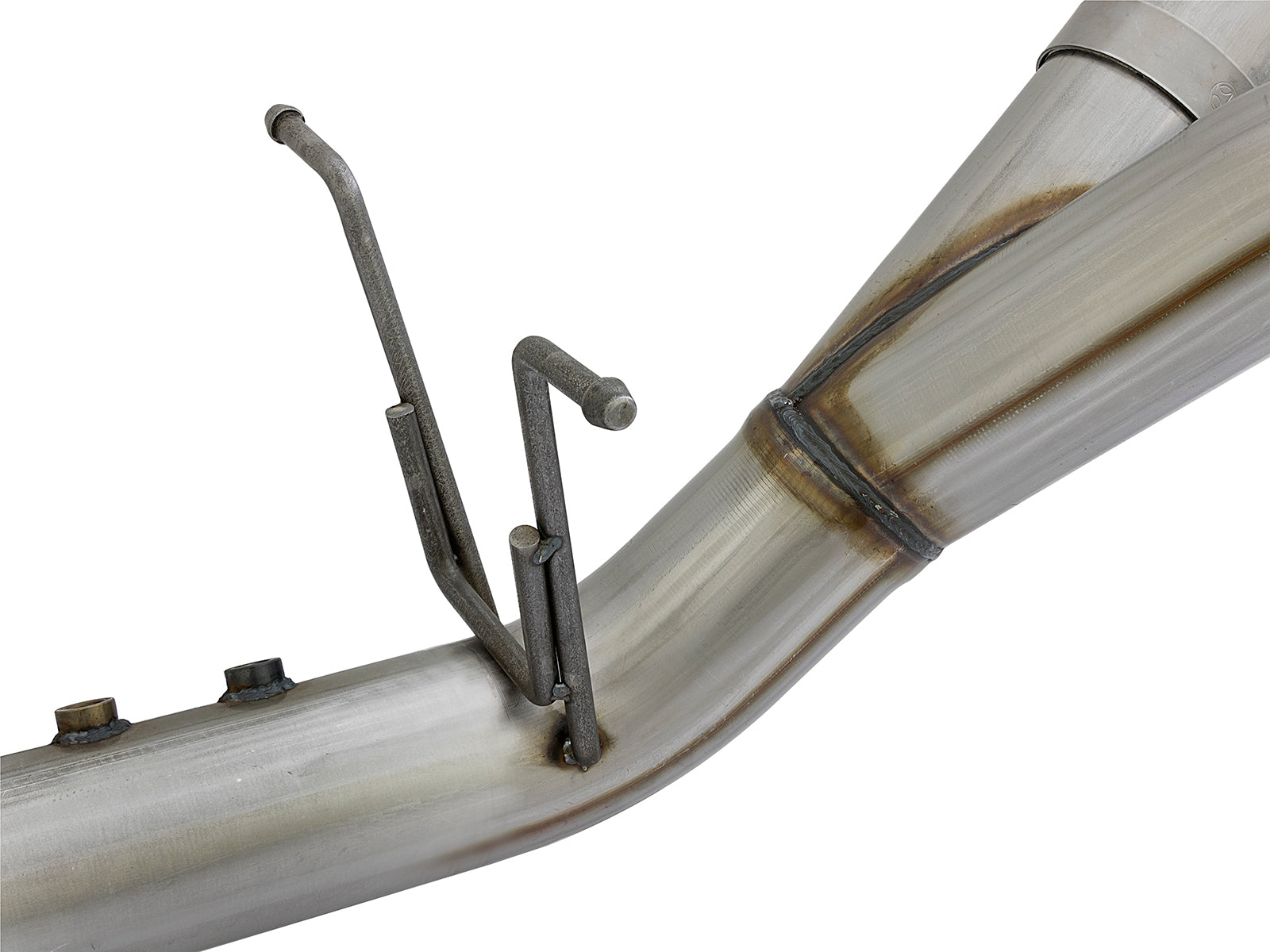 aFe Large Bore-HD 4in SS DPF-Back Exhaust | GM Duramax 15-19 (49-44086-B)