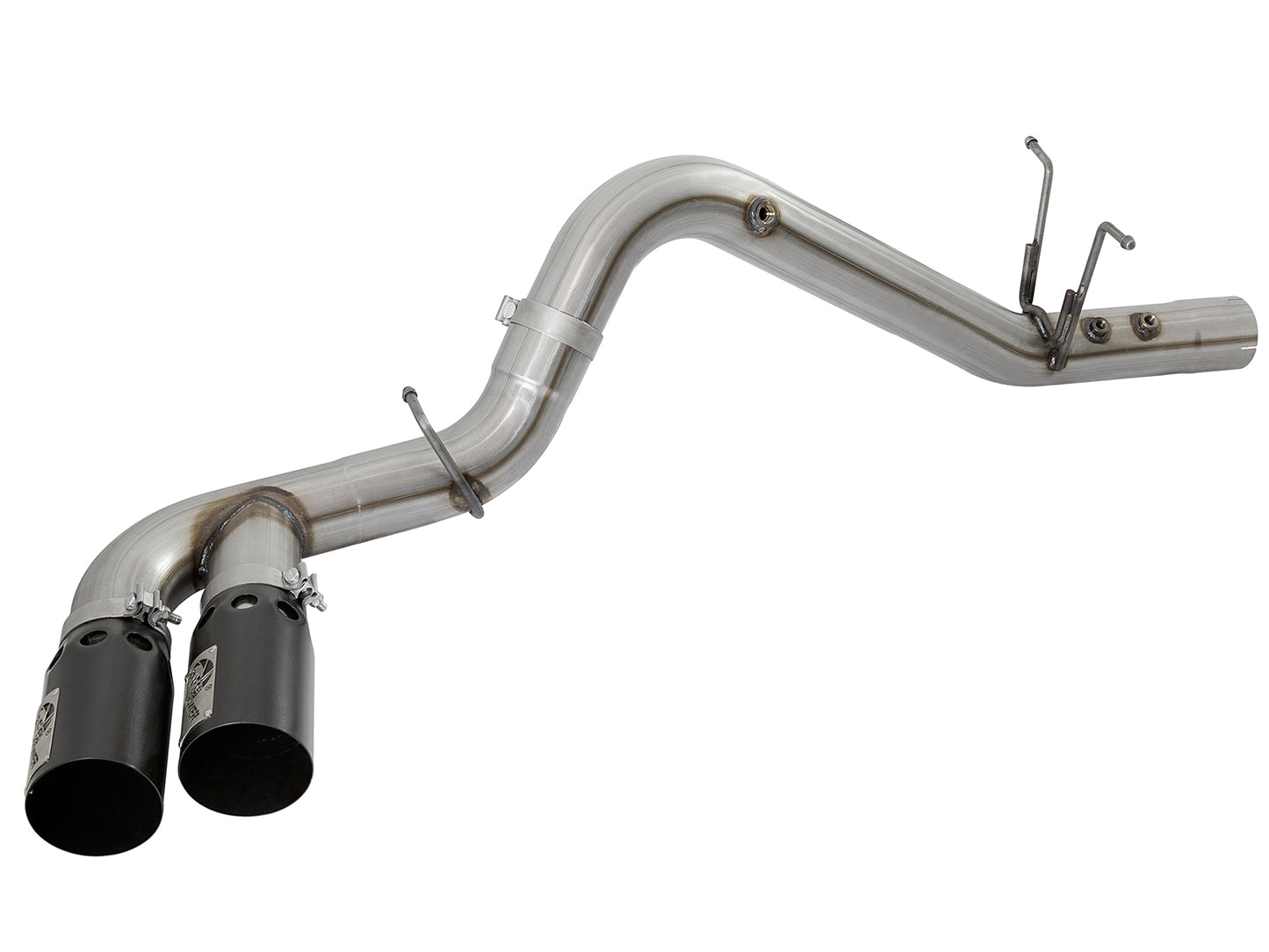 aFe Victory 4in SS DPF-Back Exhaust | GM Duramax V8-6.6L (15-19) (49-44089-B)