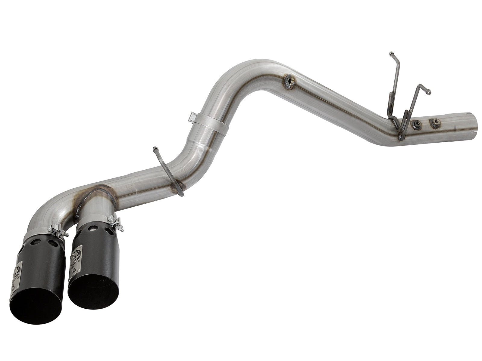 aFe Victory 4in SS DPF-Back Exhaust | GM Duramax V8-6.6L (15-19) (49-44089-B)