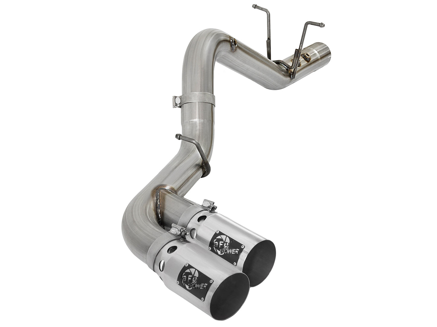 aFe Victory Series 4in SS DPF-Back Exhaust GM 15-19 Duramax L5P (49-44089-P)