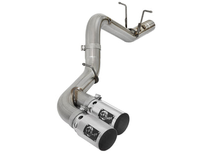 aFe Victory Series 4in SS DPF-Back Exhaust GM 15-19 Duramax L5P (49-44089-P)