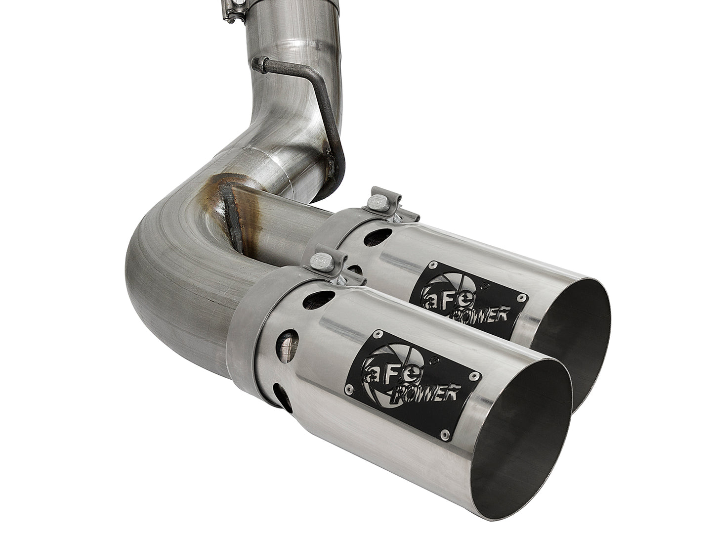 aFe Victory Series 4in SS DPF-Back Exhaust GM 15-19 Duramax L5P (49-44089-P)