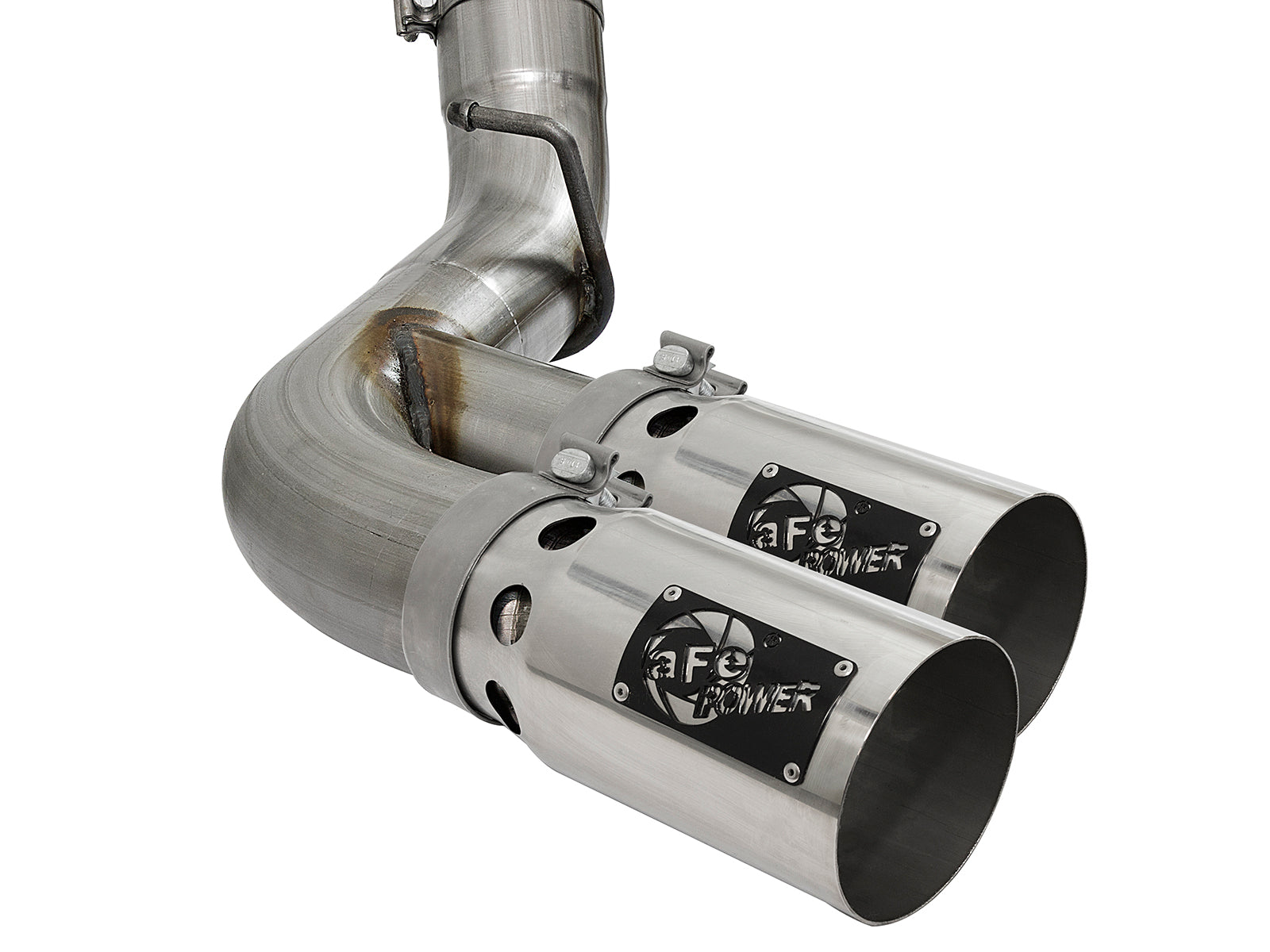 aFe Victory Series 4in SS DPF-Back Exhaust GM 15-19 Duramax L5P (49-44089-P)