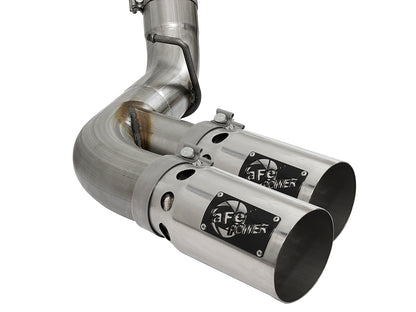 aFe Victory Series 4in SS DPF-Back Exhaust GM 15-19 Duramax L5P (49-44089-P)