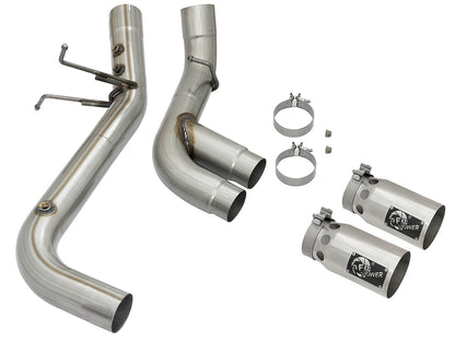 aFe Victory Series 4in SS DPF-Back Exhaust GM 15-19 Duramax L5P (49-44089-P)