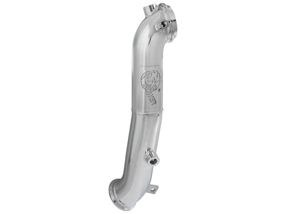 aFe 3in 409 Stainless Steel Downpipe | GM Diesel Trucks LML V8 6.6L (11-15) (49-44095)