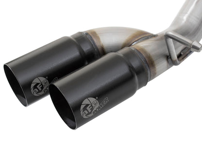aFe 3in 409 SS Cat-Back Exhaust w/ Black Tip | GM Colorado/Canyon V6 (17-18) (49-44096-B)