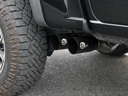 aFe 3in 409 SS Cat-Back Exhaust w/ Black Tip | GM Colorado/Canyon V6 (17-18) (49-44096-B)