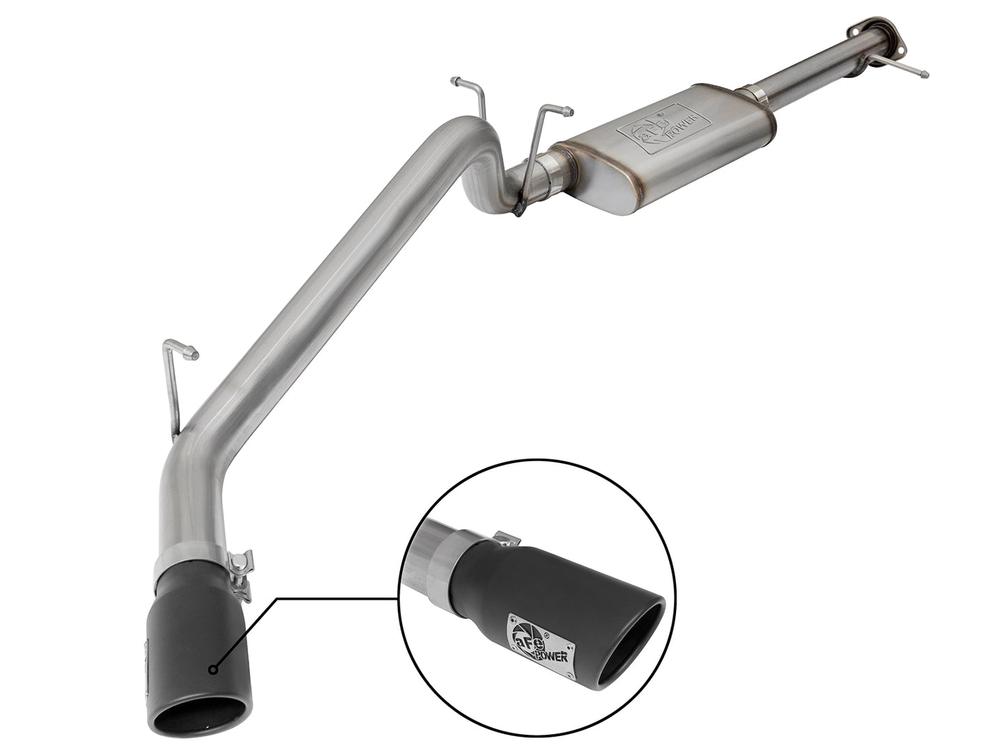 aFe MACH Force-Xp 3.0in 304 SS Cat-Back Exhaust | Chevrolet Colorado / Canyon (17-18) (49-44097-B)