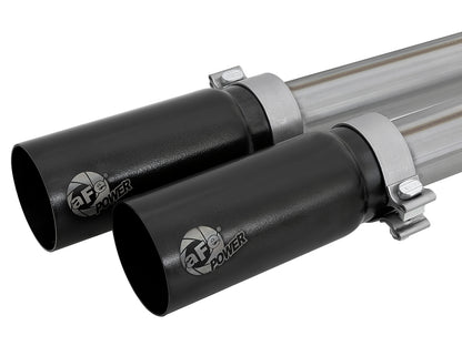 aFe 3in to 2.5in SS Cat-Back Exhaust w/ Black Tip | GM Silverado/Sierra 5.4L (09-18) (49-44098-B)
