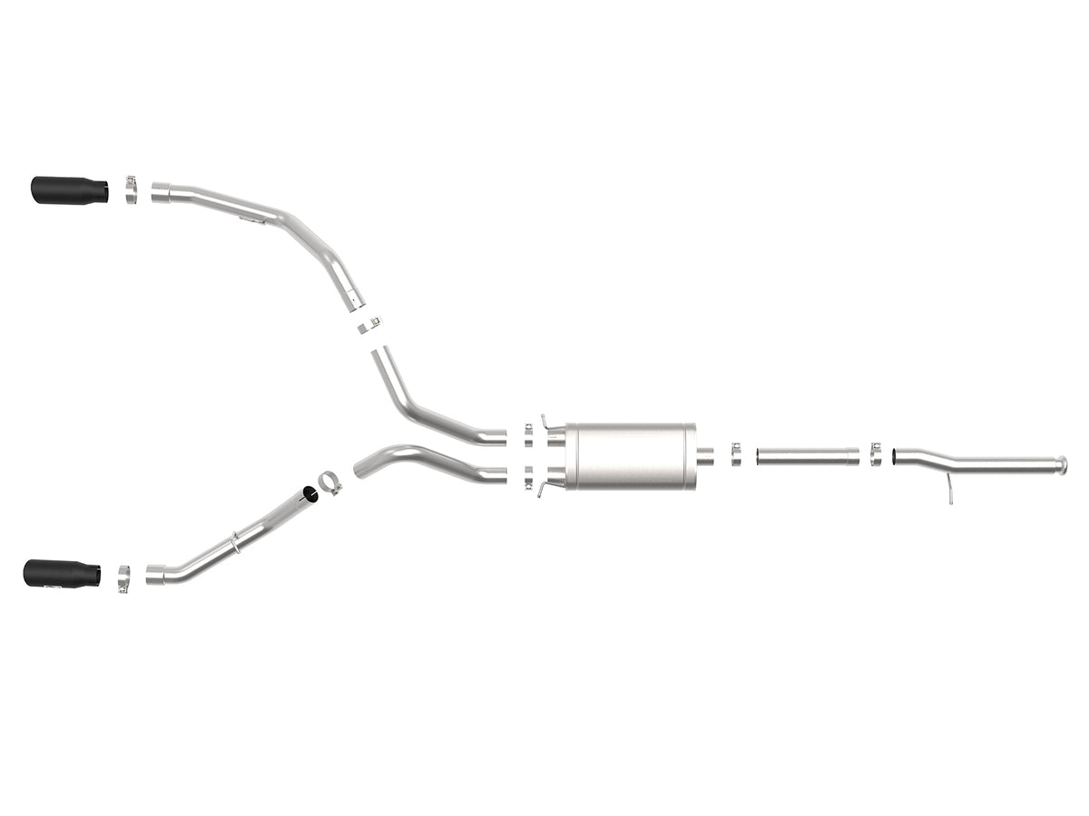 aFe 3in SS Cat-Back Exhaust GM Sierra 1500 (09-18) (49-44111-B)