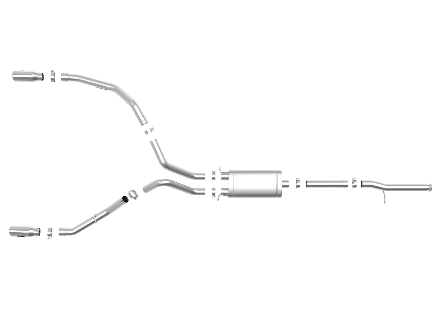 aFe 3in 409 SS Cat-Back Exhaust GM Silverado/Sierra 1500 (09-18) | 1500/Pro/SLT/WT (49-44111-P)