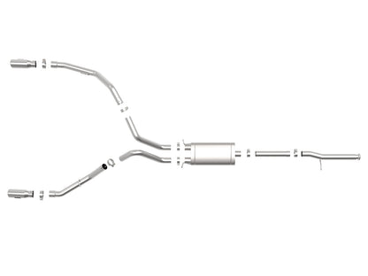 aFe 3in 409 SS Cat-Back Exhaust GM Silverado/Sierra 1500 (09-18) | 1500/Pro/SLT/WT (49-44111-P)