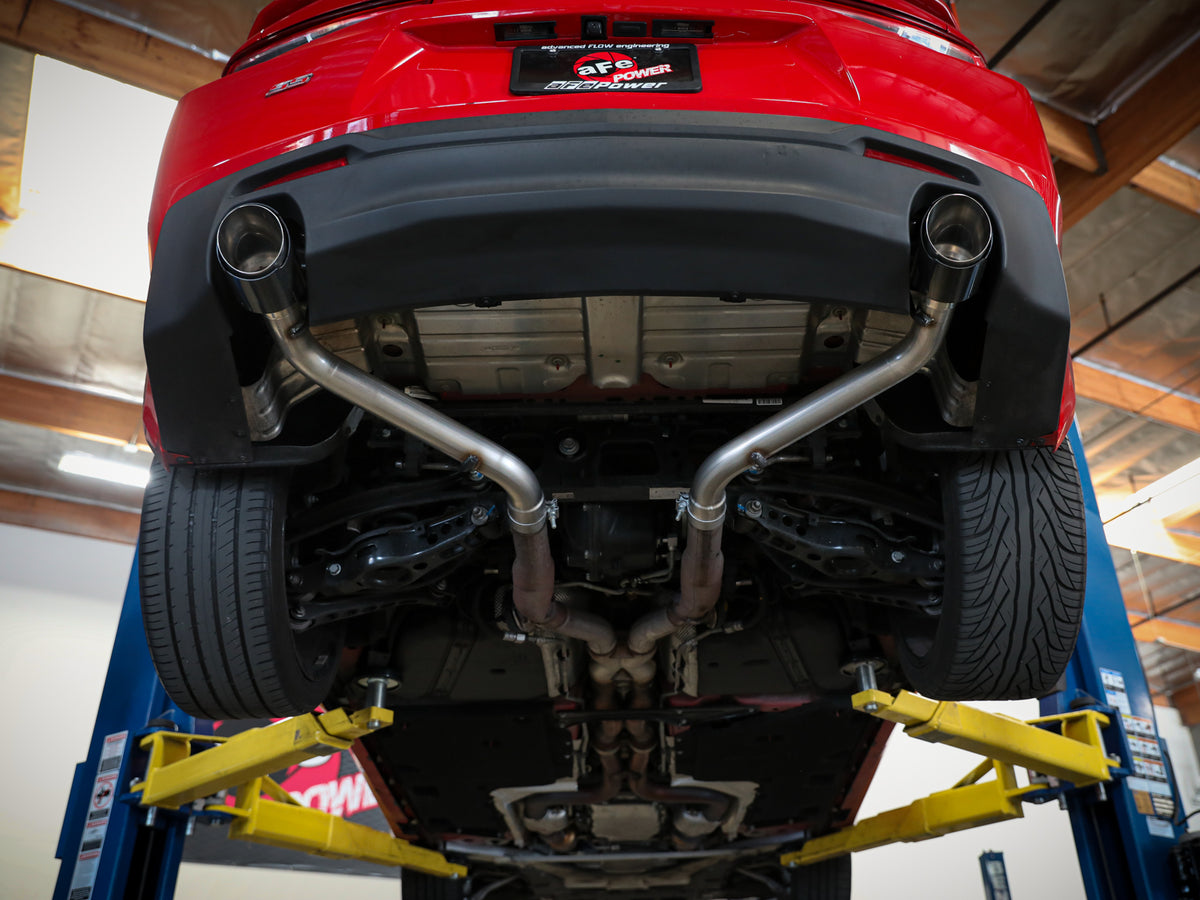 aFe MACH Force-Xp 2.5in SS Axle-Back Exhaust | Chevy Camaro SS V8 (16-22) (49-44118-B)