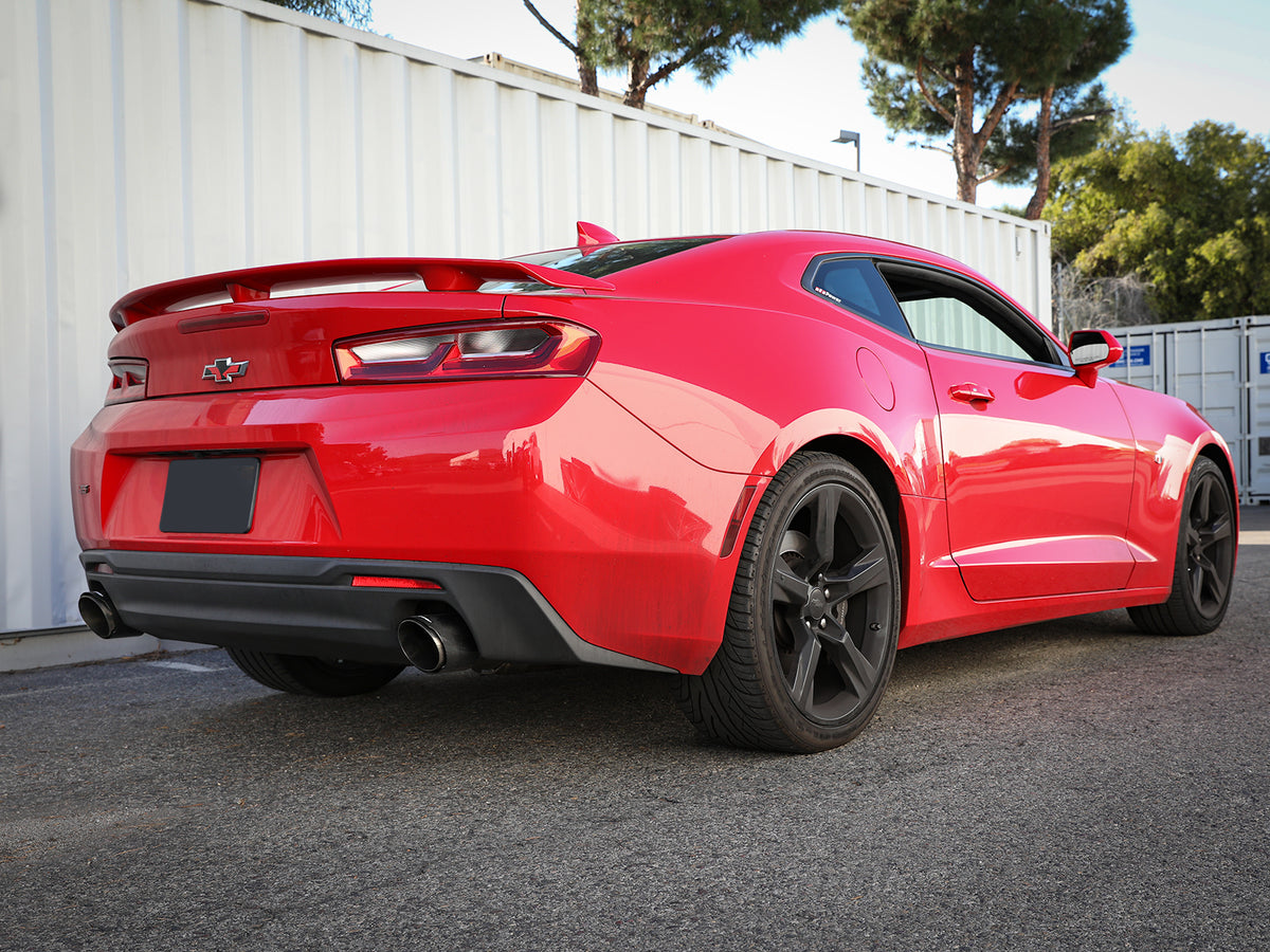 aFe MACH Force-Xp 2.5in SS Carbon Fiber Axle-Back Exhaust | Camaro SS (16-20) / (21-22) (49-44118-C)
