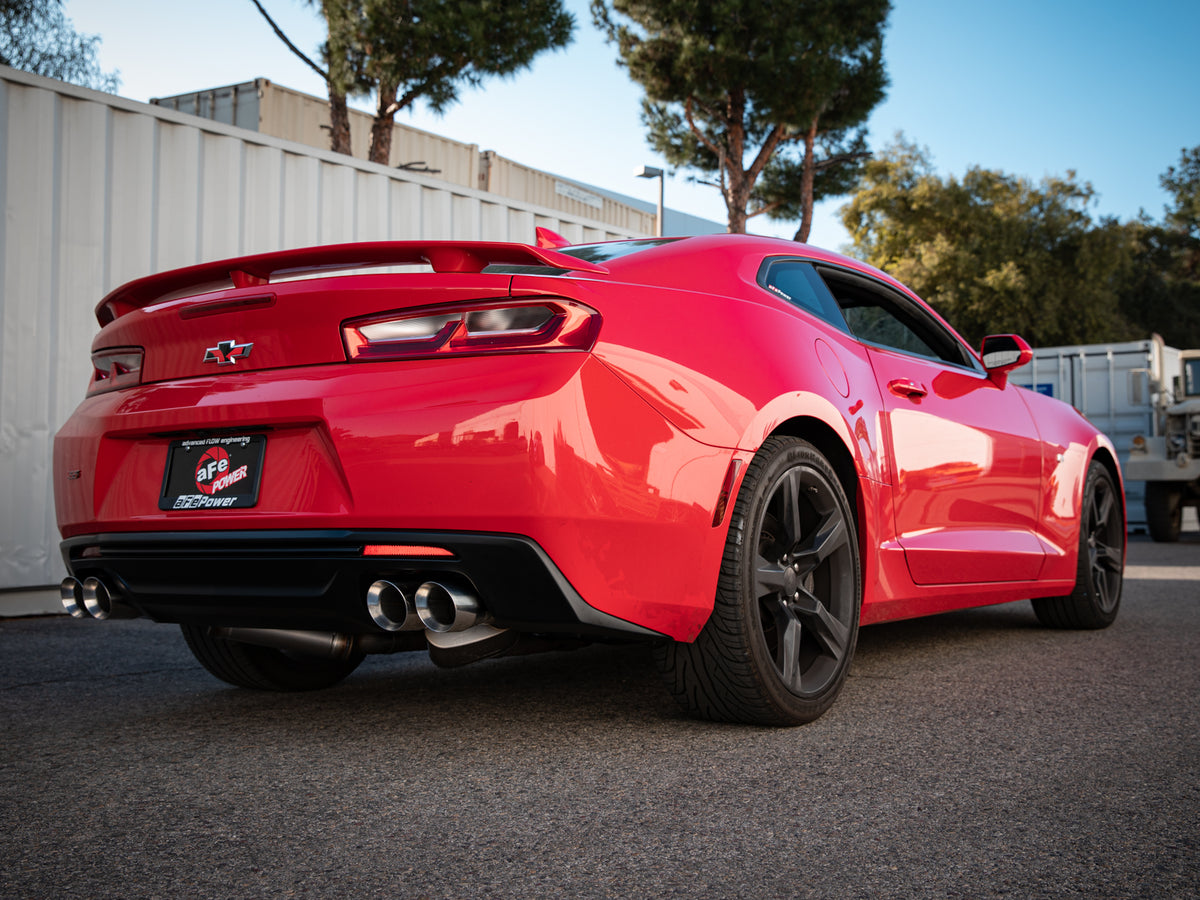 aFe 2.5in 409 SS Polished Axle-Back Exhaust | Chevy Camaro SS (16-21) (49-44119-P)