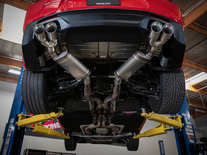 aFe 2.5in 409 SS Polished Axle-Back Exhaust | Chevy Camaro SS (16-21) (49-44119-P)