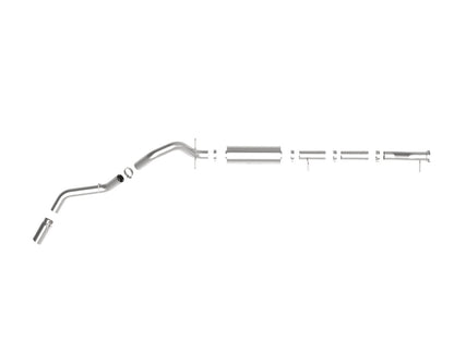 aFe 4in 409 Stainless Steel Cat-Back Exhaust System w/ Polished Tip | Apollo GT Series (49-44122-P)