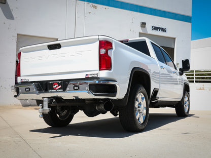 aFe HD 5in SS DPF-Back Exhaust | GM Trucks 20-21 2500/3500 HD (49-44125-B)