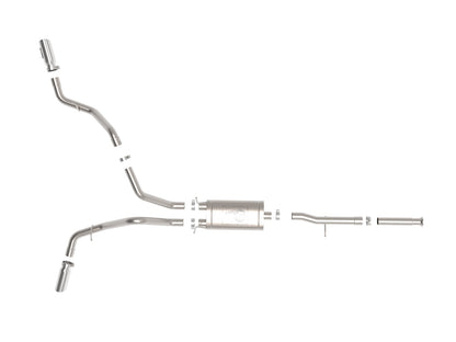 aFe Apollo GT Cat-Back Exhaust | GM Trucks (09-18) V6-4.3L / V8-4.8 / 5.3L Dual Rear Side Exit Polish Tips (49-44134-P)