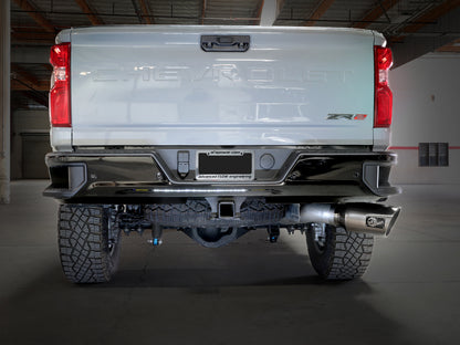 aFe Large Bore HD 5in 409SS DPF-Back Exhaust GM 24-25 | (49-44147-P)