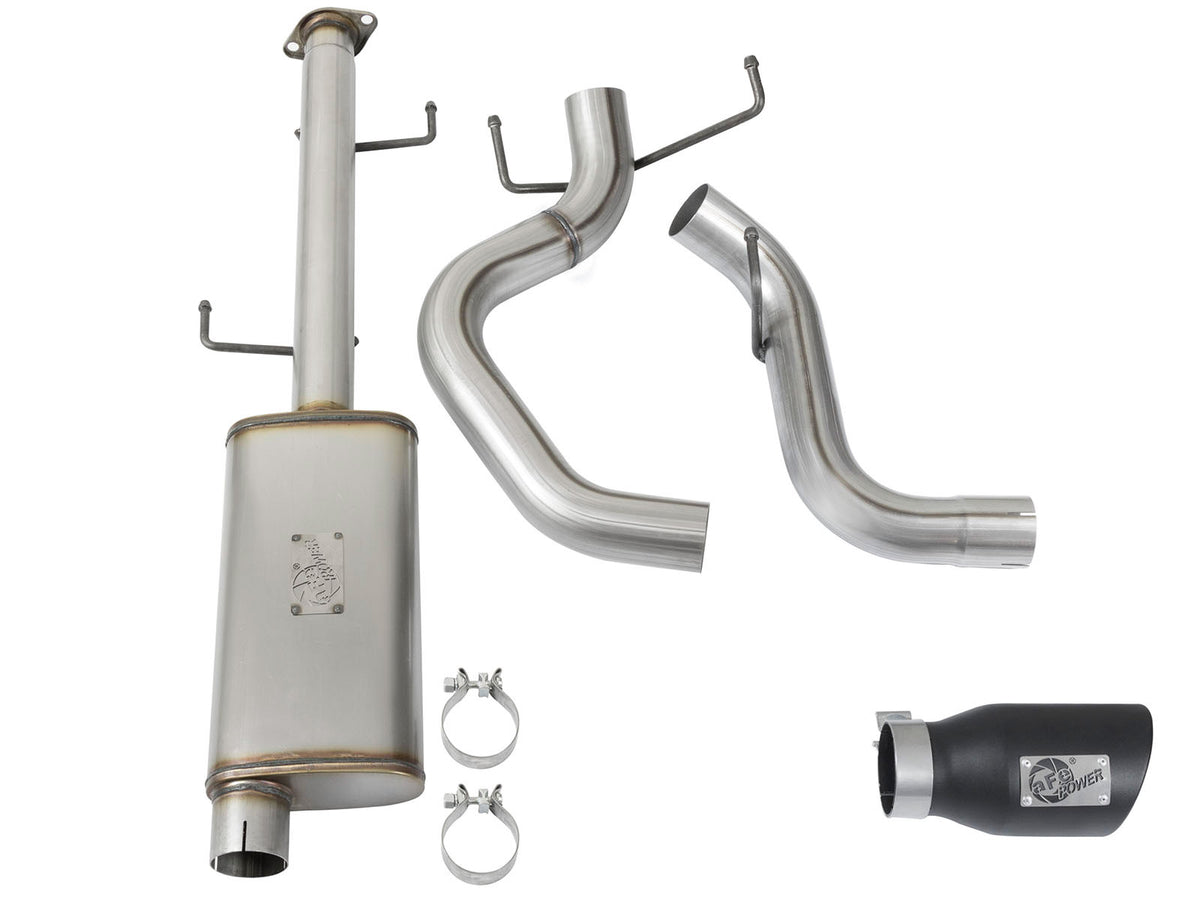 aFe 3in SS Cat-Back Exhaust w/ Black Tips | Toyota FJ Cruiser (07-14) (49-46003-1B)