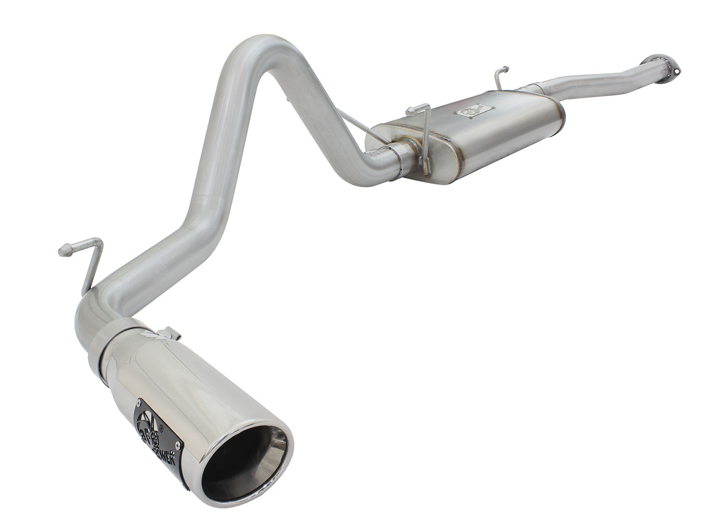 aFe 2.5in SS Cat-Back Exhaust | Toyota Tacoma (13-14) 2.7L (49-46024-P)