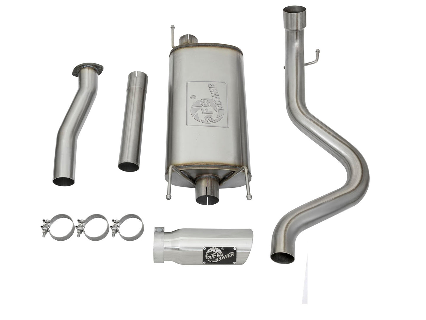 aFe MACH Force-Xp 3in 409 SS Cat-Back Exhaust | Toyota Tacoma V6-3.5L (16) (49-46026-P)