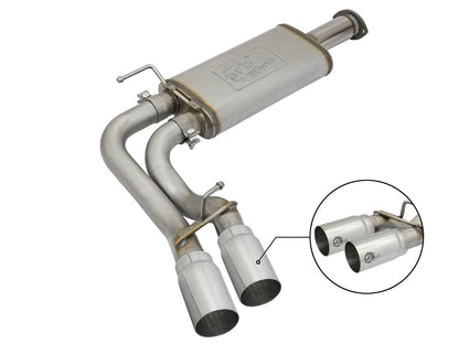 aFe Rebel Series 3in 409SS Cat-Back Exhaust | Toyota Tacoma V6-3.5L (16-18) (49-46032-P)