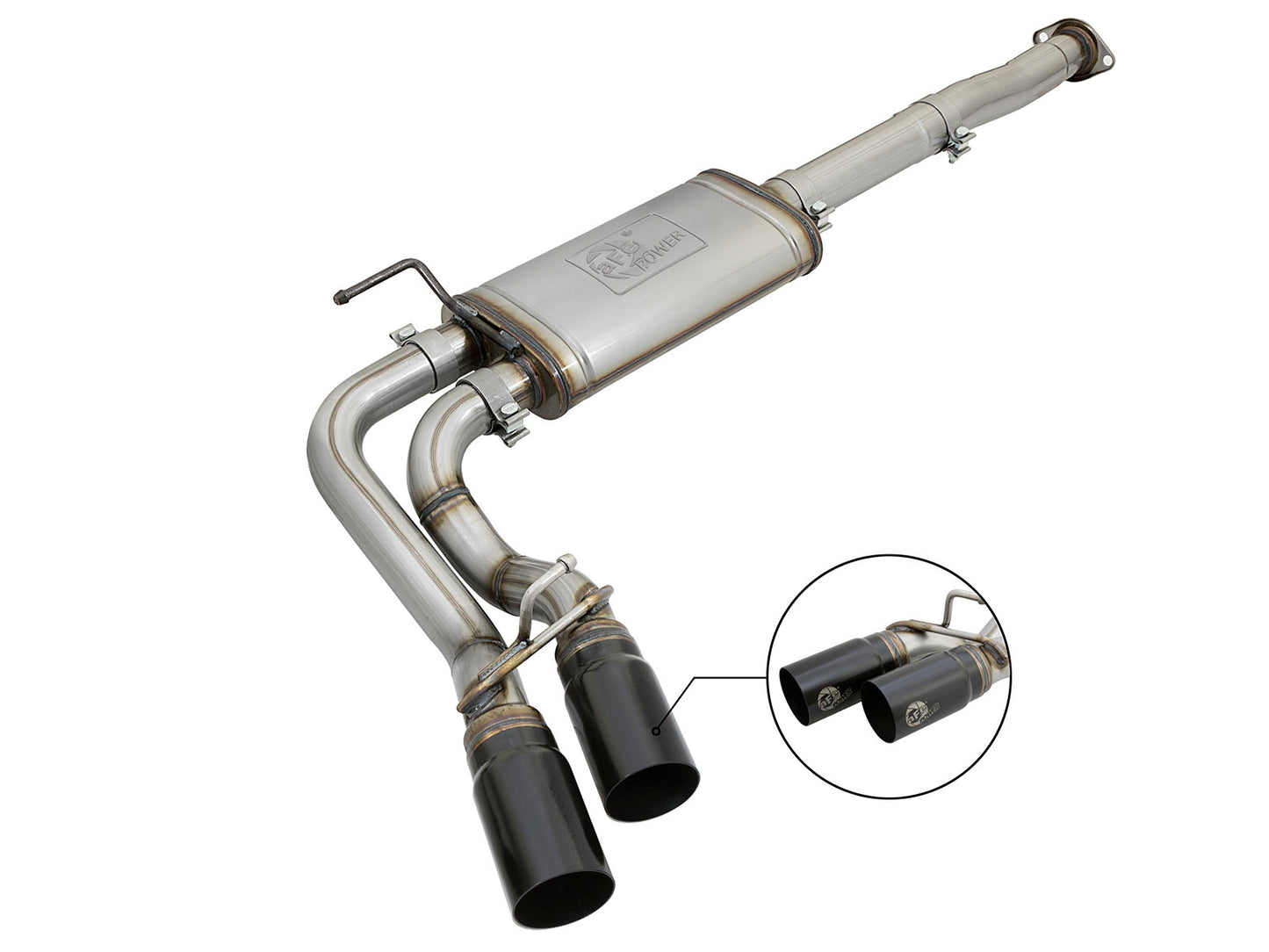 aFe Rebel Series 3in 409SS Cat-Back Exhaust | Toyota Tacoma V6-4.0L (05-15) (49-46033-B)