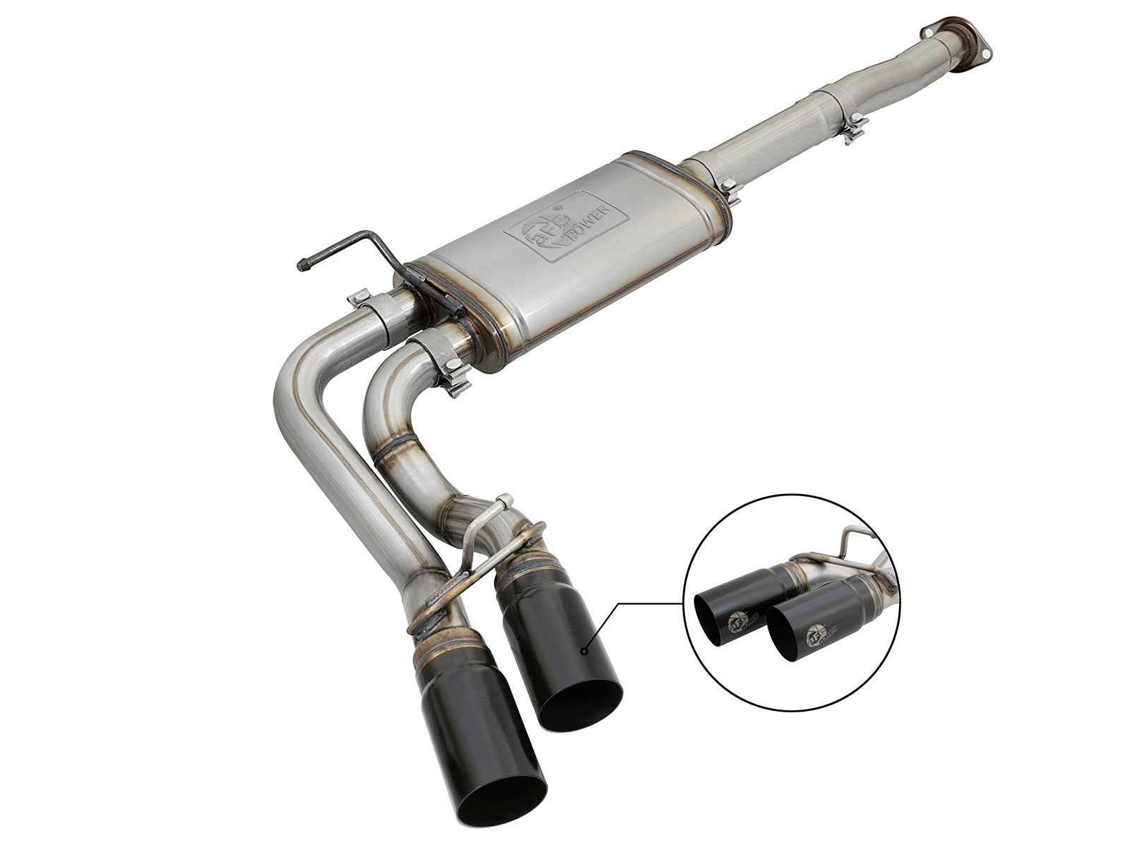 aFe Rebel Series 3in 409SS Cat-Back Exhaust | Toyota Tacoma V6-4.0L (05-15) (49-46033-B)