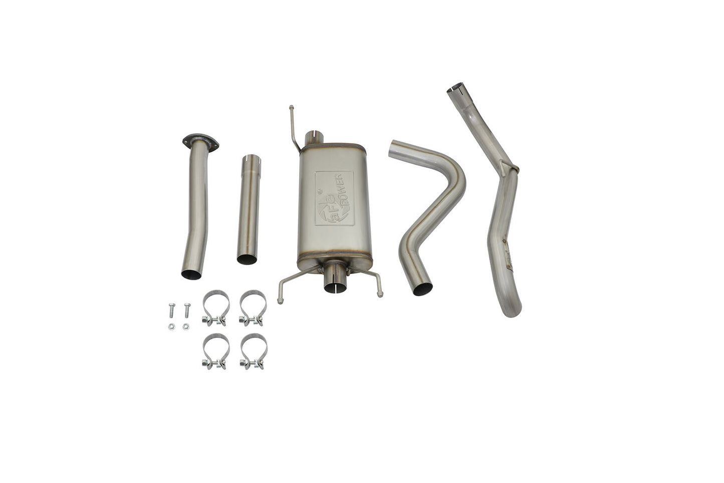 aFe 2.5in 409SS Cat-Back Exhaust Hi-Tuck | Toyota Tacoma V6-3.5L (16) (49-46034)