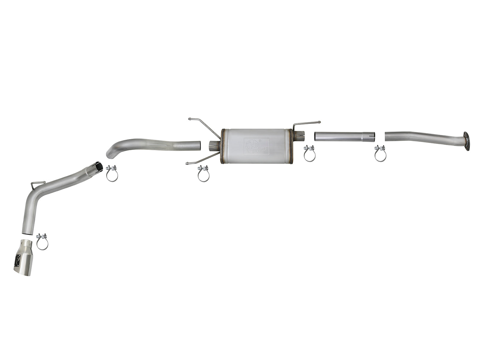 aFe 2.5in 304 SS Cat-Back Exhaust | Toyota Tacoma 16+ (49-46042-P)