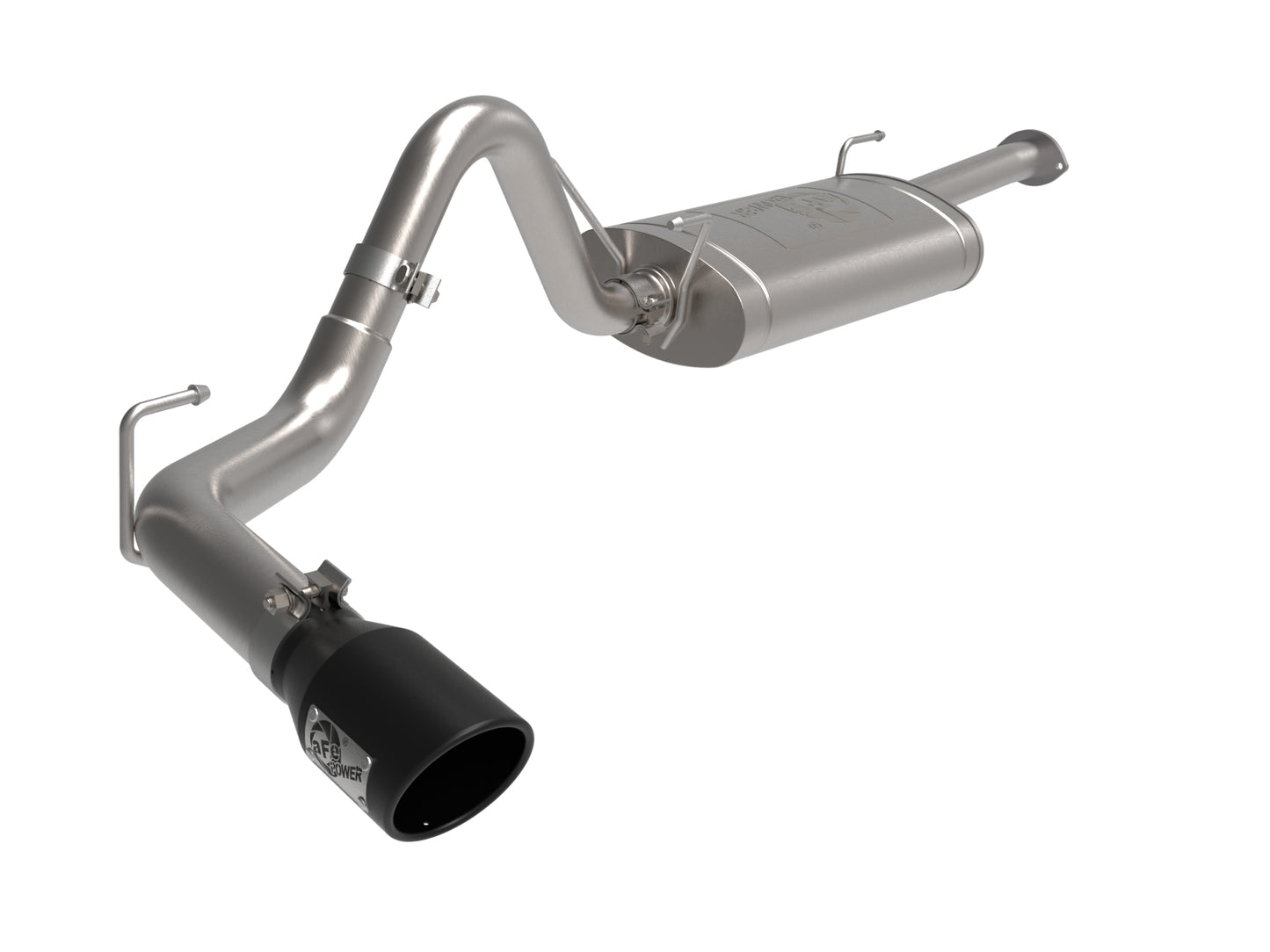 aFe Apollo GT 2.5-3in SS Cat-Back Exhaust w/ Black Tip | Toyota Tacoma (16-22) (49-46063-B)