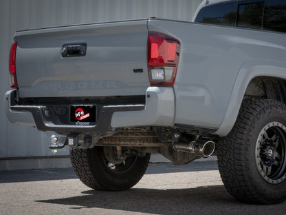 aFe Apollo GT 2.5-3in SS Cat-Back Exhaust w/ Black Tip | Toyota Tacoma (16-22) (49-46063-B)