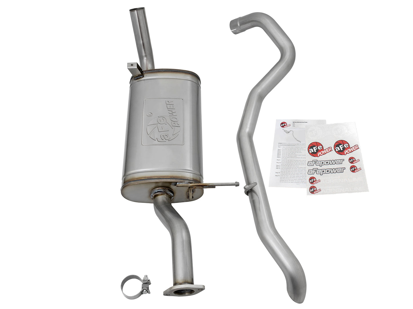 aFe MACH Force-Xp 2-1/2in SS Cat-Back Hi-Tuck Exhaust | Nissan Patrol Y61 I6-4.8L (01-16) (49-46122)