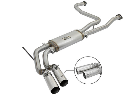 aFe Rebel Series 3in 409SS Cat-Back Exhaust | Nissan Titan V8 5.6L (04-15) (49-46124-P)