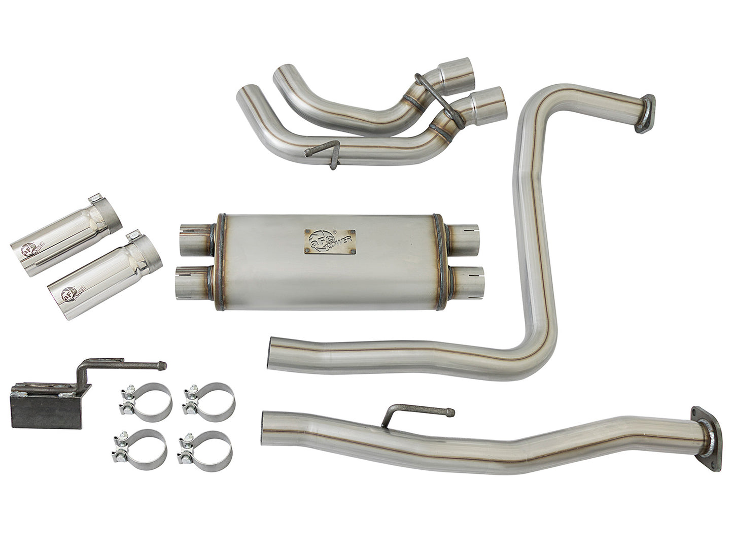 aFe Rebel Series 3in 409SS Cat-Back Exhaust | Nissan Titan V8 5.6L (04-15) (49-46124-P)