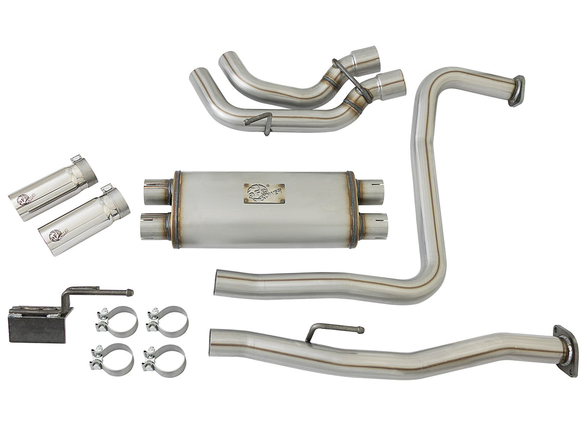 aFe Rebel Series 3in 409SS Cat-Back Exhaust | Nissan Titan V8 5.6L (04-15) (49-46124-P)