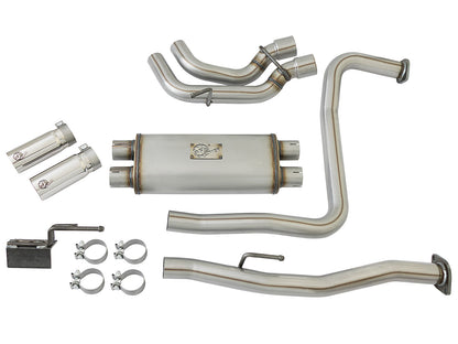 aFe Rebel Series 3in 409SS Cat-Back Exhaust | Nissan Titan V8 5.6L (04-15) (49-46124-P)