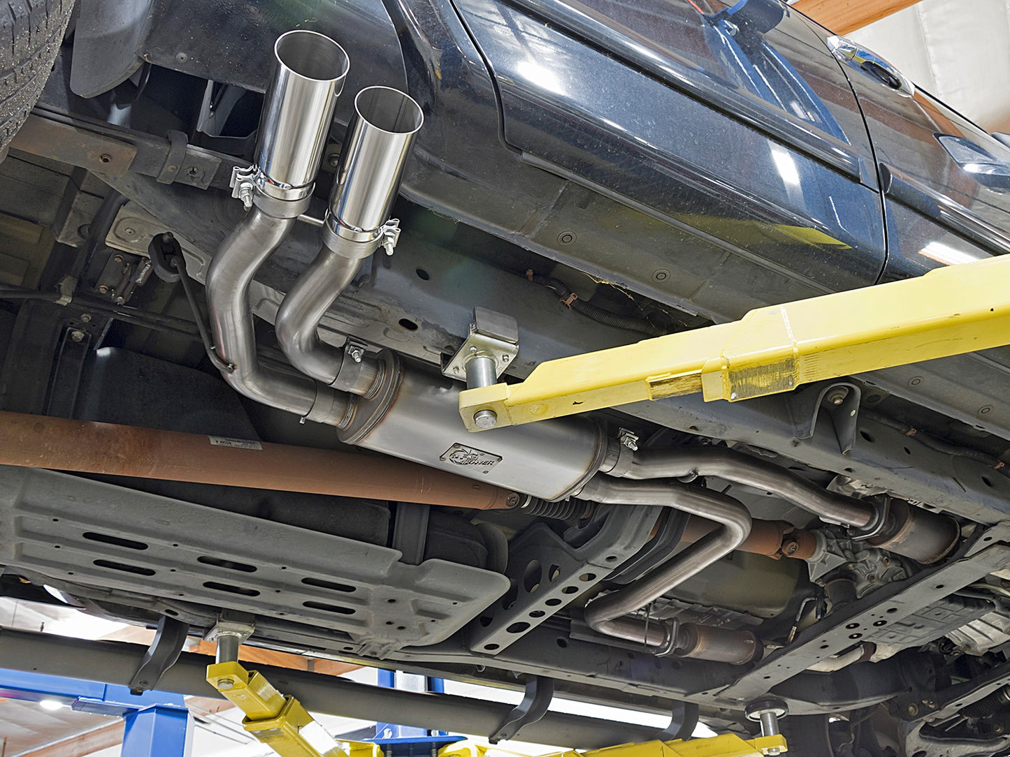 aFe Rebel Series 3in 409SS Cat-Back Exhaust | Nissan Titan V8 5.6L (04-15) (49-46124-P)