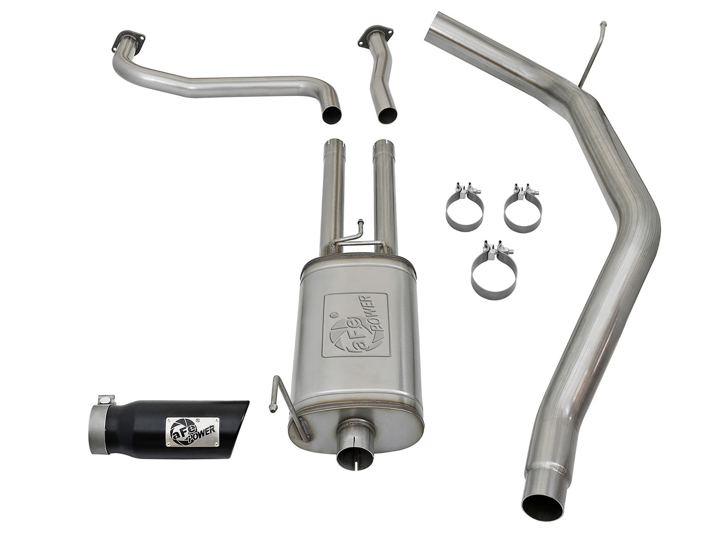 aFe MACH Force-Xp 2.5in SS Cat-Back Exhaust Nissan Titan 17-19 V8-5.6L (49-46125-B)