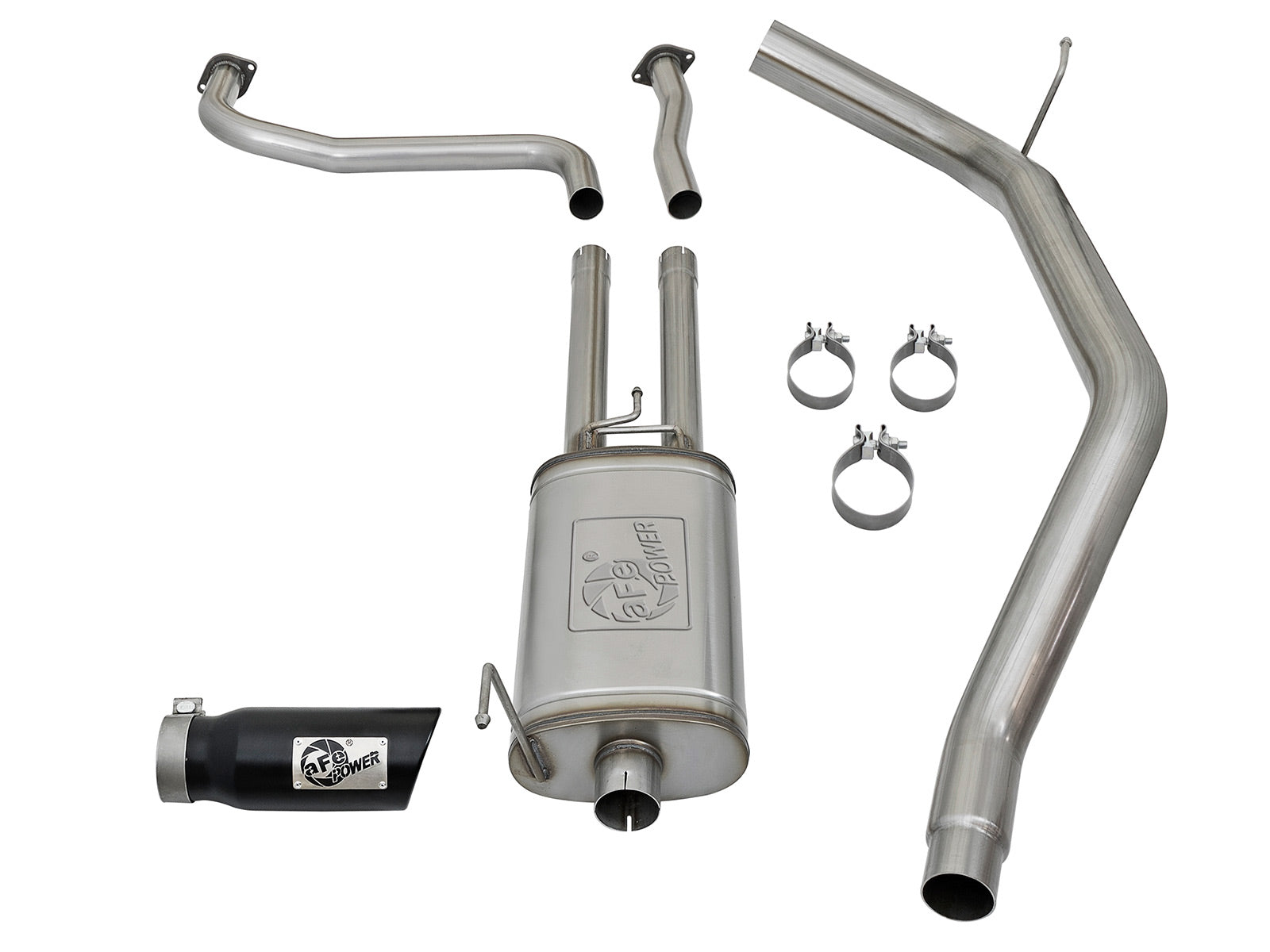 aFe MACH Force-Xp 2.5in SS Cat-Back Exhaust Nissan Titan 17-19 V8-5.6L (49-46125-B)