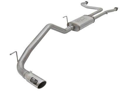 aFe 2-1/2" Cat-Back Exhaust System w/ Polished Tip | Nissan Titan XD V8 5.6L (16-17) (49-46125-P)