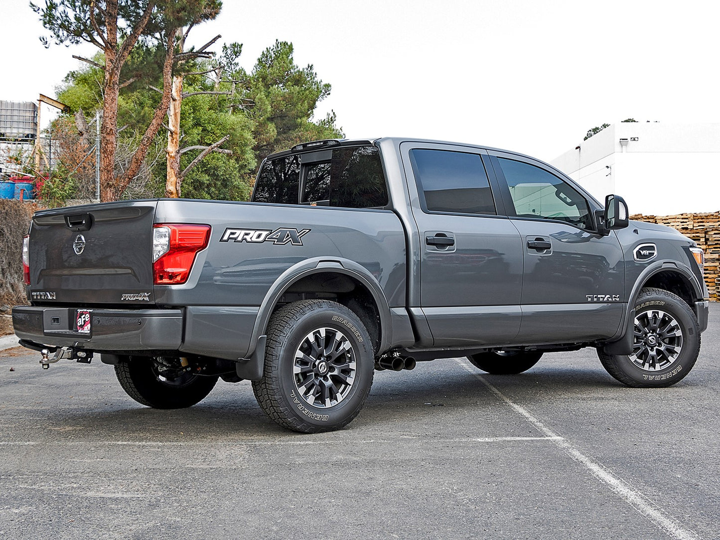 aFe Rebel Series 2-1/2 SS Cat-Back Exhaust | Nissan Titan V8 5.6L (16-17) (49-46126-B)