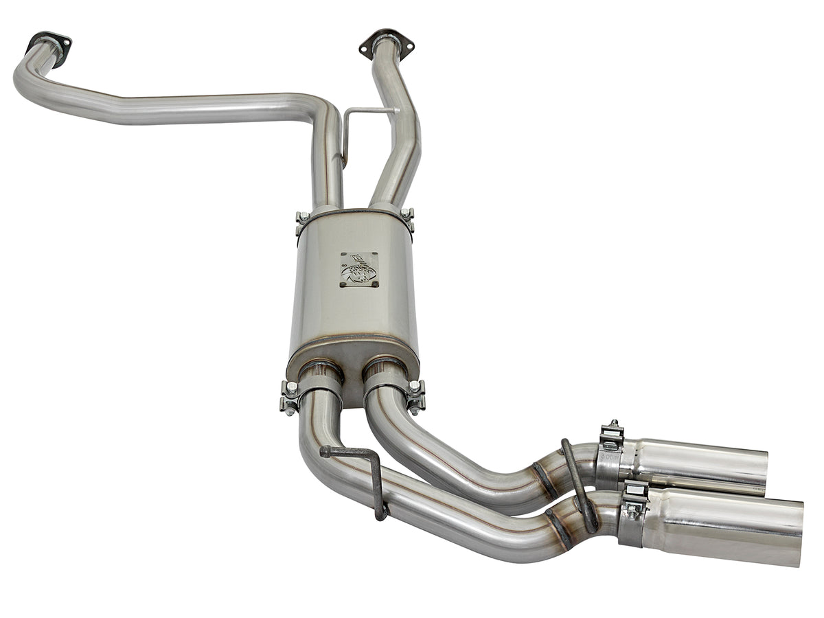 aFe Rebel Series 2-1/2 SS Cat-Back Exhaust | Nissan Titan V8 5.6L (16-17) (49-46126-P)