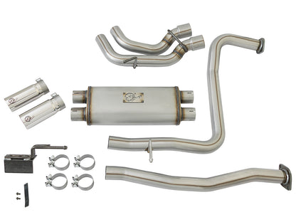 aFe Rebel Series 2-1/2 SS Cat-Back Exhaust | Nissan Titan V8 5.6L (16-17) (49-46126-P)
