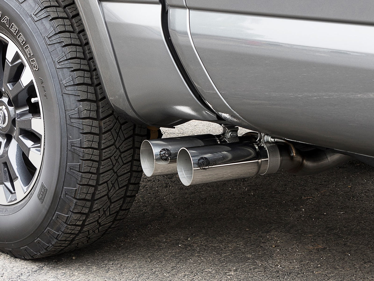 aFe Rebel Series 2-1/2 SS Cat-Back Exhaust | Nissan Titan V8 5.6L (16-17) (49-46126-P)