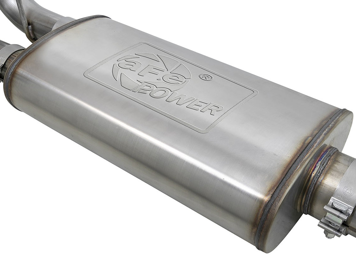 aFe 3-4in Stainless Steel Cat-Back Exhaust System | Nissan Titan XD V8-5.6L (16-19) (49-46135-B)
